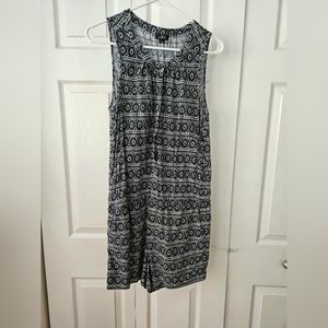 Loft Black and White Romper